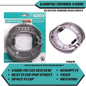 Kampas Rem Tromol Belakang Beat Vario Scoopy Tiger Spacy Megapro