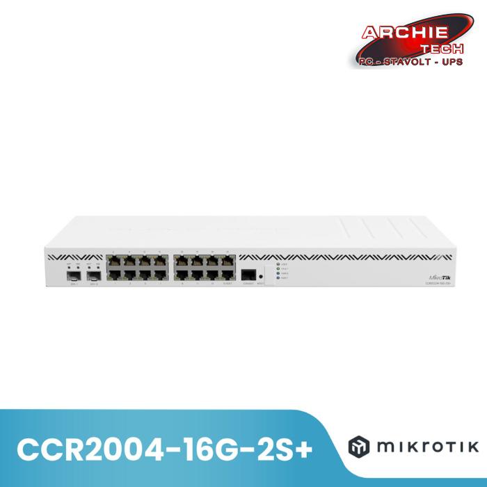 Archie Roter Jual MikroTik CCR2004-16G-2S+ Cloud Core Router CCR 2004 16G 2S+ - Kota ...