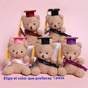 Juguete de peluche Bear Doctor, regalo de graduación para estudiantes, decoración para fiesta de graduación, arreglo floral portátil, decoraciones de oso de graduación
