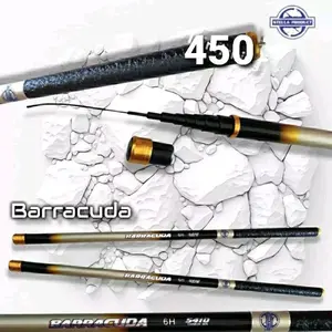 Stella Barracuda Rod Pancing Tegek Model 6H S410 Kualitas Terbaik dengan Desain 360 450 540 dan Finis Kualitas Terbaik