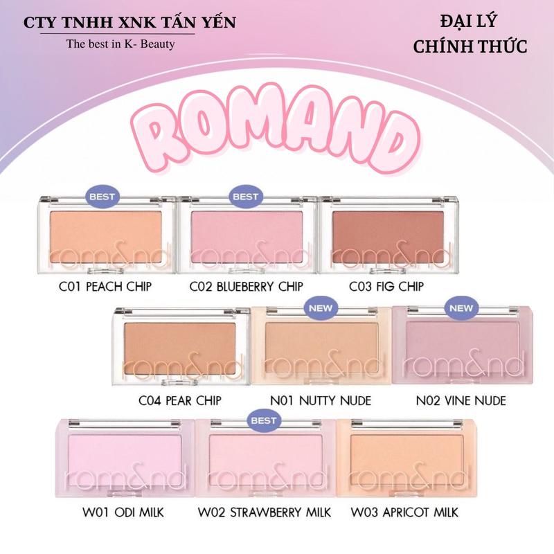 Phấn Má Hồng Romand Better Than Cheek 4g (C02 - N02 - S02)