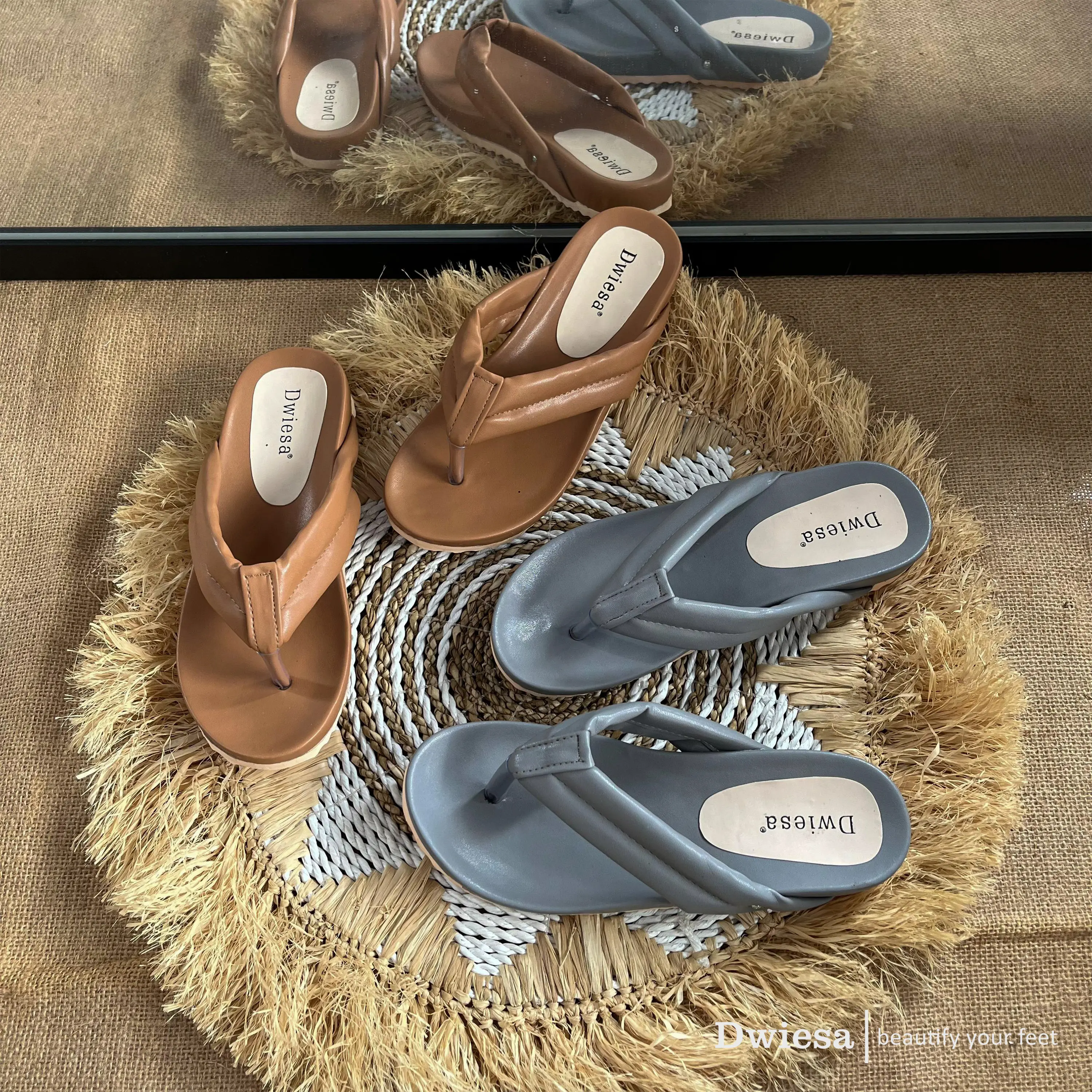 Sandal Wanita Premium Tali Terbaru Sendal Dwiesa Collection Kekinian JO Jepit Cewek Karet