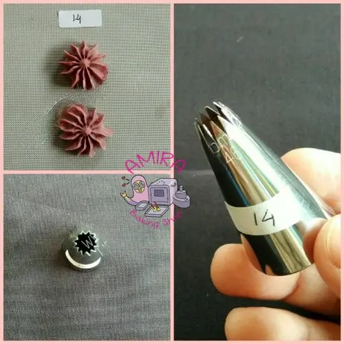 Spuit Lokal Open Star Stainless No. 14