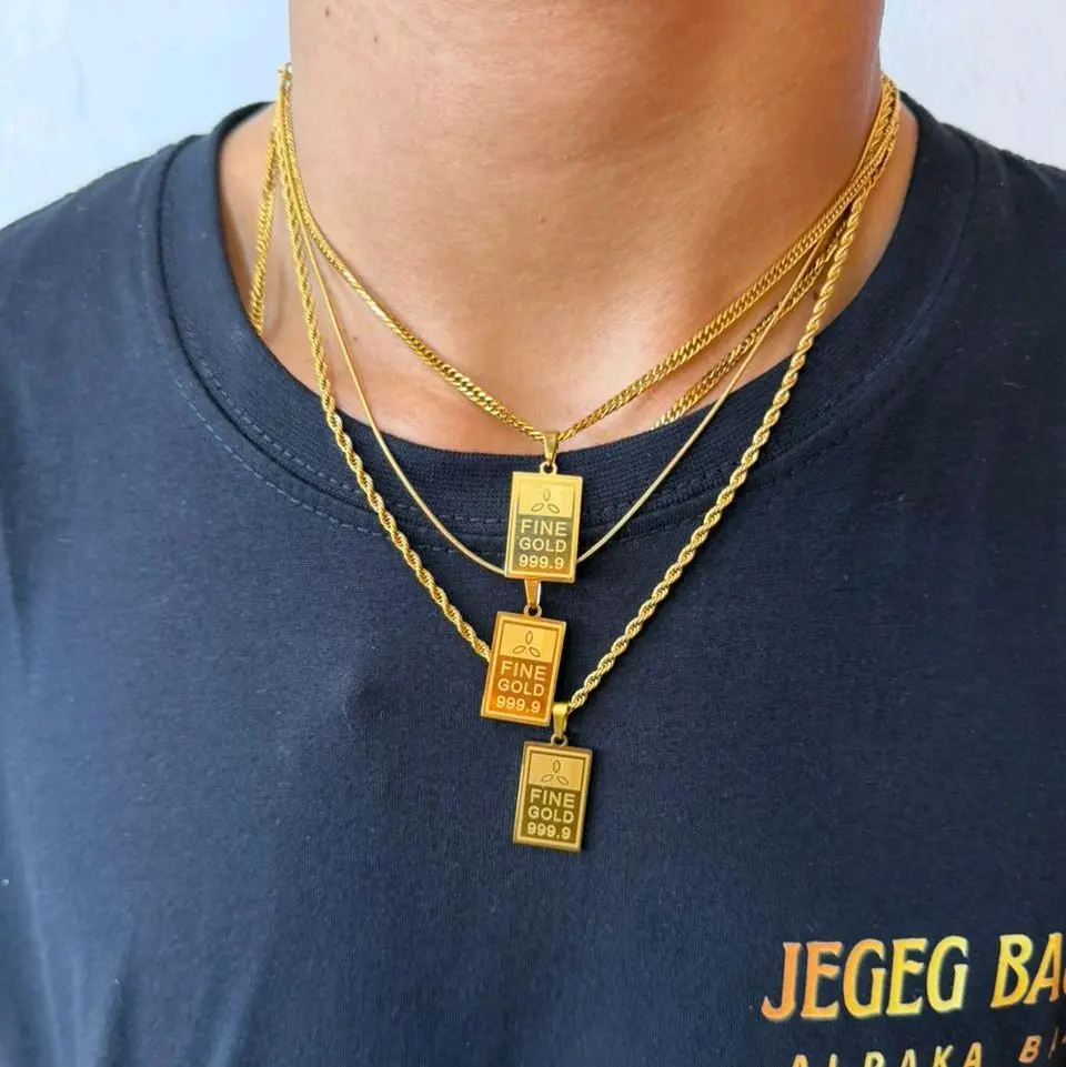 Kalung Antam Full Titanium