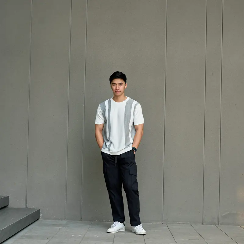 Kale HENRY / Sweater Rajut / Sweater Pria / Sweater Basic / Sweater Tangan Pendek / Atasan Kaos Pria 1