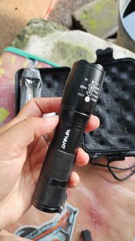 Product Review of Senter Super Terang Waterproof LED Rechargeable Baterai Tactical Anti Air Lampu SWAT Zoom Murah Free Charger from n**g d**7 1
