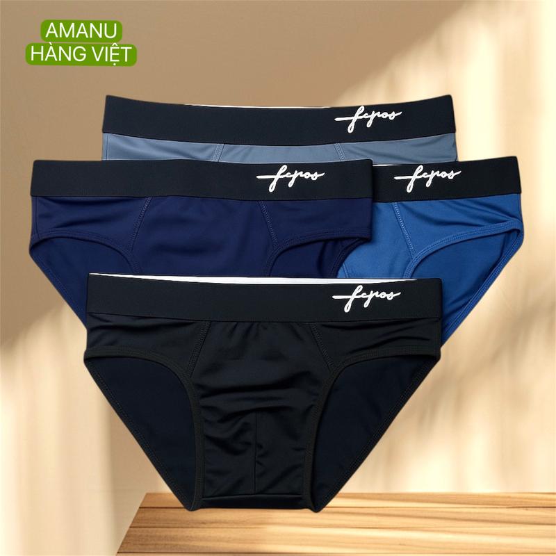 COMBO 4 CHIẾC SỊP CHÉO KÝ QUẦN BOXER NAM CHÉO CHẤT VẢI THUN LẠNH CO GIÃN MỀM MỊN THOÁNG MÁT. Menswear