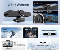 Gambar Tenveo VA200Pro 4K 60Fps USB PC Webcam with Microphone - Camera only dari Tenveo Indonesia Kota Administrasi Jakarta Utara 4 Tokopedia