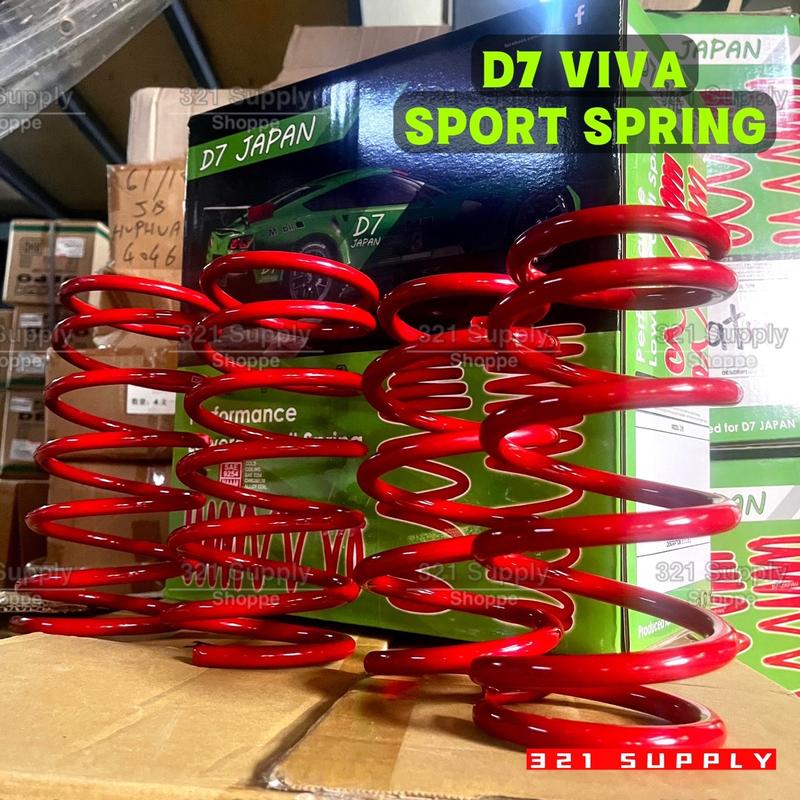 PERODUA D7 SPORT LOWERED SPRING SET 4PC FOR VIVA - TikTok Shop Malaysia