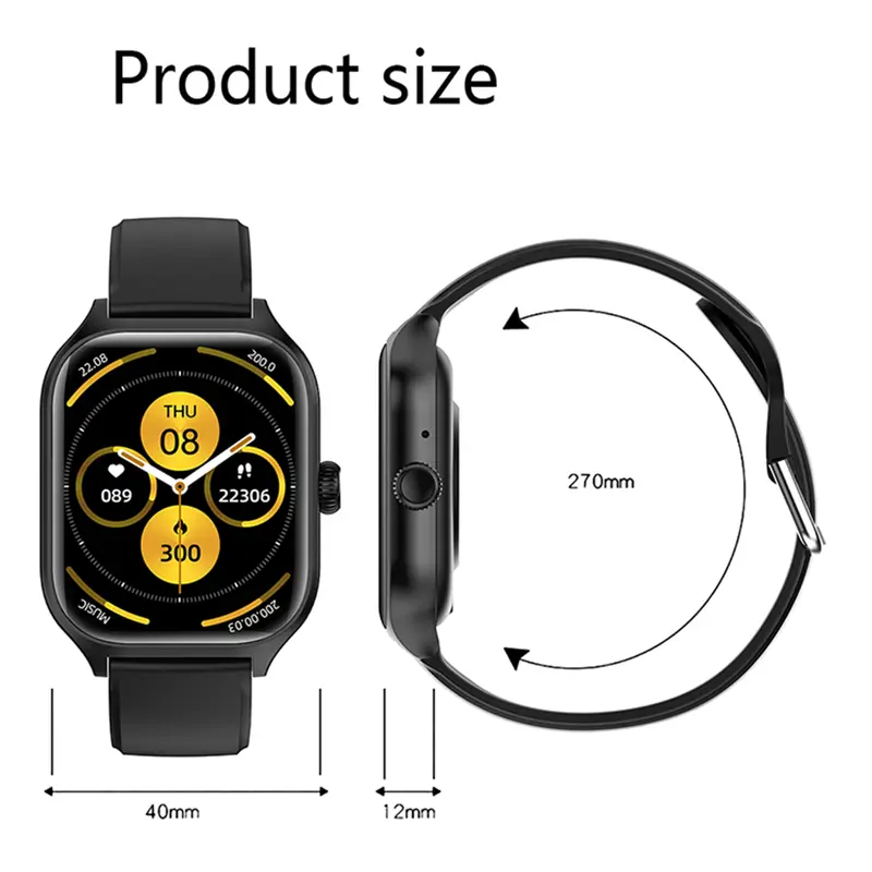 GTS4 Jam Tangan Pintar 2025 Hadiah Panggilan Bluetooth Jam Tangan Pintar Dial Sentuh Musik Pelacak Kebugaran Jam Tangan Olahraga Tali Logam 8