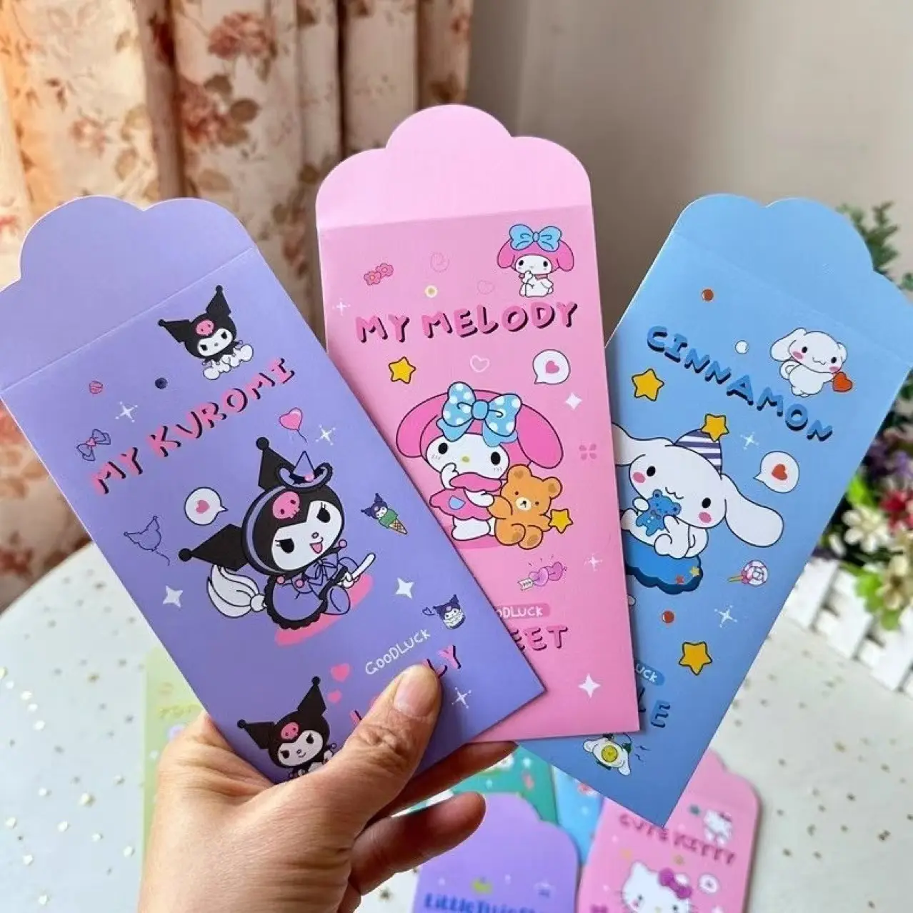 Sampul Duit Raya Money Envelope Cartoon Sanrio Character Angbao CNY New Year red packet Kids Gift Frozen My Melody Angpao