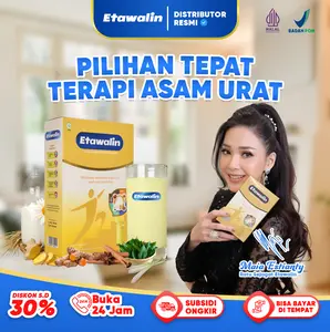 ETAWALIN 1 BOX - Susu Kambing Etawa [BPOM & HALAL] dengan 5 Bahan Herbal Solusi Nyeri Sendi,Rematik dan Asam Urat 200g Bubuk  Minuman Dairy Milk | AKUN RESMI ETAWALIN | Manis