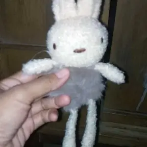 Scrunchie Bulu Ikat Rambut Boneka Bunny Scrunchie Bulu Korea Plush Bear Fluffy Cute Bear