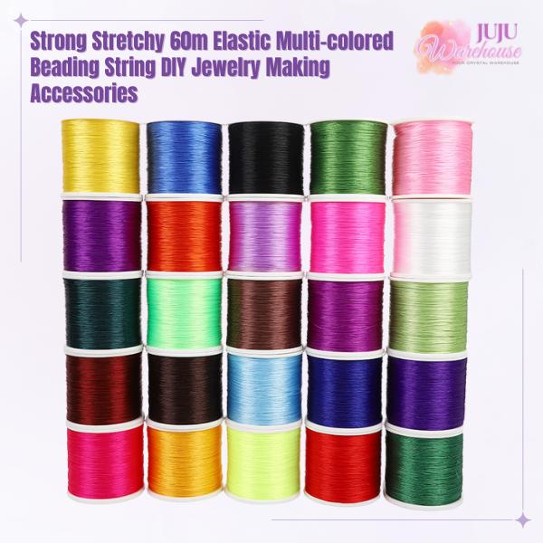 Strong Stretchy 60m Elastic Re-string Bracelet Multi-colored - TikTok ...