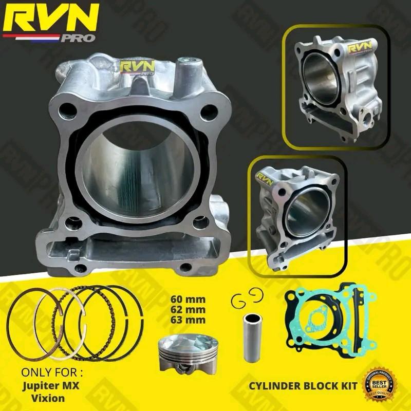 Product Introduction of BLOK SEHER BORING BORE UP JUPITER MX VIXION VIXION 60 62 63 60MM 62MM 63MM BORE UP ORIGINAL RVN 7