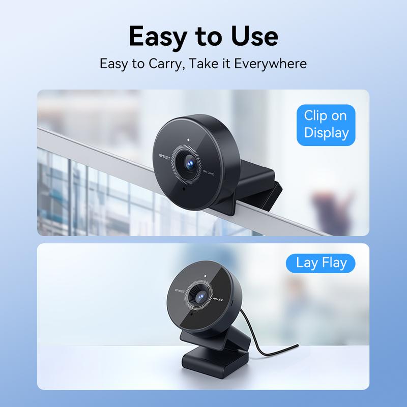 Product Introduction of EMEET C950 4K Webcam for PC, Auto Light Correction, 70° FOV for Personal Use, Plug&Play Perfect for personal streaming 10