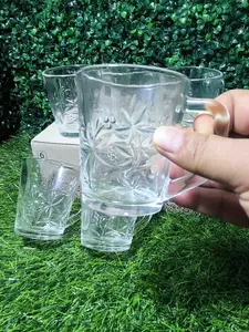 YK - [ 6 Pcs Gelas Kopi ] Gelas Kopi M - 767 Bahan Kaca Tebal