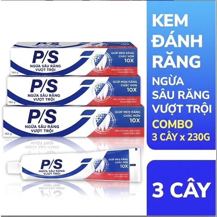 Combo 3 Cây P/s Ngừa Sâu Răng 230g