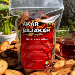 AKAR BAJAKAH KALALAWIT MERAH SUPER 1KG ASLI KALIMANTAN 100% Original Potong Keringkan Maksimal Kualitas Terbaik