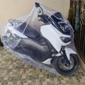 Sarung Cover Motor Transparan Nmax Pcx Vario Universal Waterproof - Ukuran L - Trail, Motorcycle
