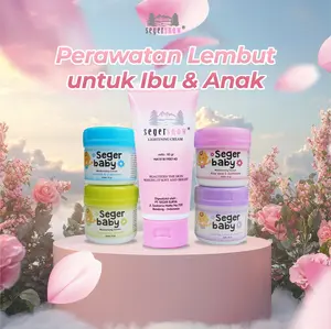 Seger Snow & Seger Baby Paket Perawatan Krim Bayi Anak dan Dewasa | Mencerahkan dan Melembabkan Wajah | Meratakan Warna Kulit | Skincare Anak