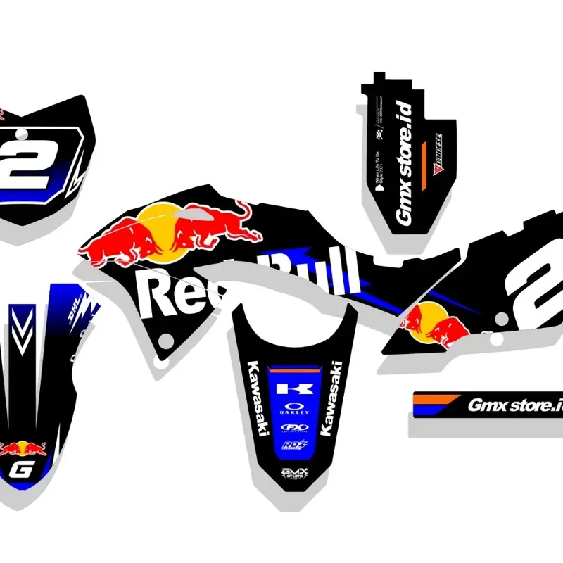 Decal Custome Crf 150l Red bull klx dtx bf klx 230 gordon dll 6