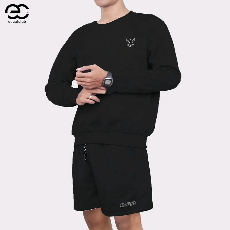 ONESET SETELAN SWEATER CREWNECK CELANA PENDEK BOARDSHORT | CASUAL | EQUAL CLUB 1