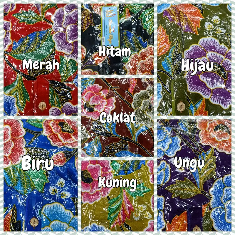 Daster 19 pendek lengan 3/4 kencana ungu original lebel biru 1