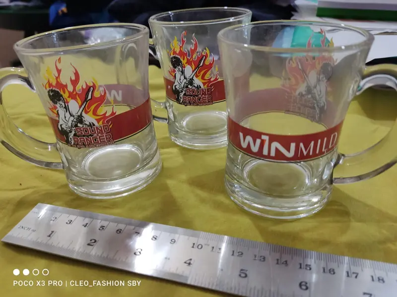 Mug kopi / gelas tinggi bahan keramik dan Gelas  branding 2
