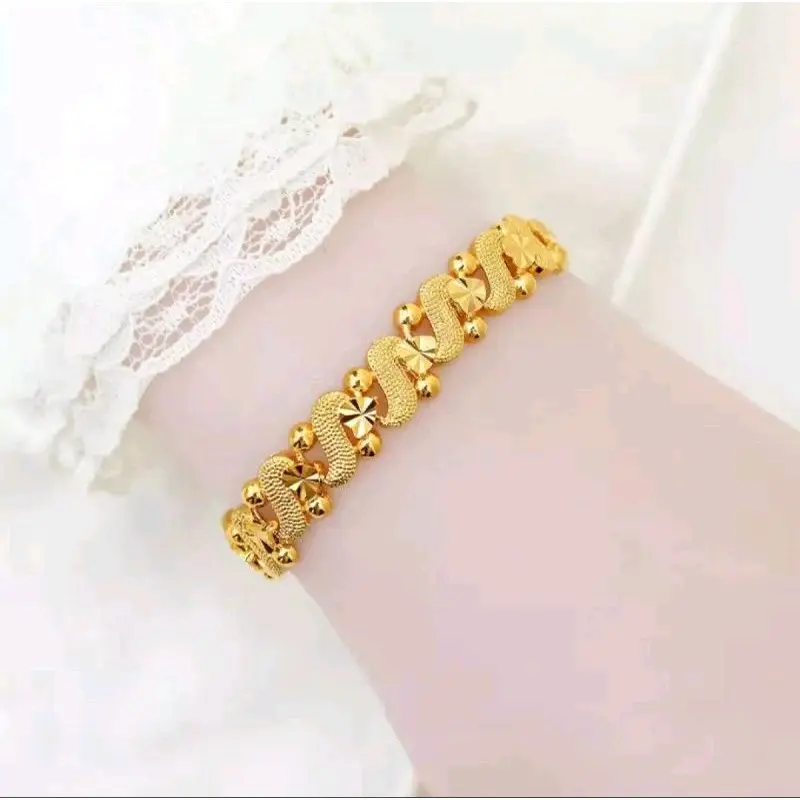 Gelang Titanium Bangkok 24k Perhiasan Wanita Model 206 - Bracelets