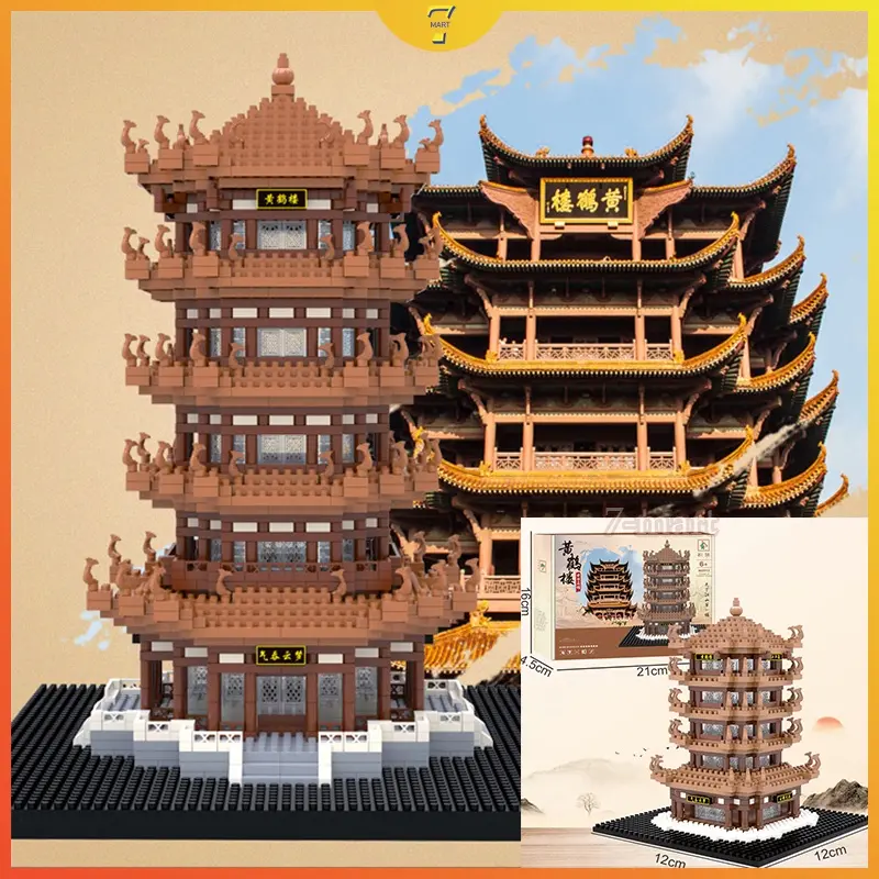 Mini Block Garden Nano Balok Cina Building Micro Partikel Blok Bangunan Building Block Bricks 0