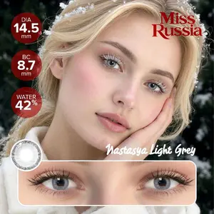Softlens Miss Russia With Lenscase Set Premium Quality Sangat Comfortable di Mata untuk Keseharian Anda