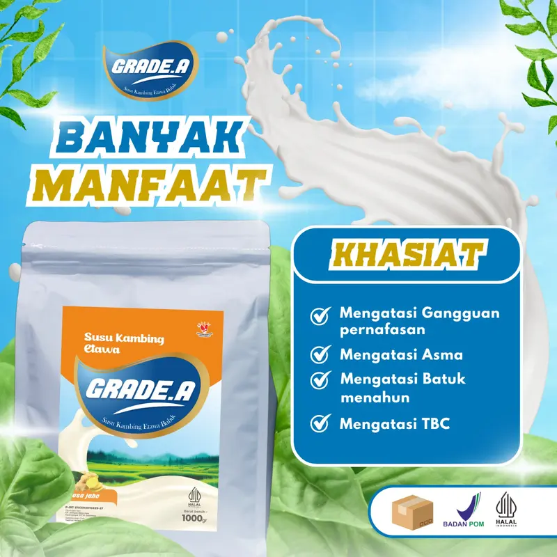 SUSU KAMBING ETAWA BUBUK GRADE A KEMASAN 500gr ALL VARIAN 2