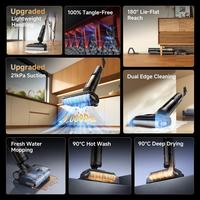 Gambar Dreame H12 GT Wet & Dry Vacuum Cleaner | 180° Lie-Flat | 21000Pa | 90°C Hot Air Washing | 90°C Hot Air Drying | 60-Mins FlashDry | Dual Edge Cleaning | GlideWheel | Vakum Kering Basah Pembersih Lantai 21kPa H12GT Penyedot Debu Sapu Pel dari HangOn Official Store Kota Tangerang 2 Tokopedia