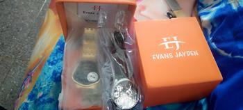 Product Review of DISKON  Evans Jayden Jam Tangan Pria 9953-1 Rantai Stainless Steel Analog Sapphire Glass Water Resistant 5ATM Watches Kaca from u**9 1