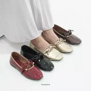 Flat Shoes Wanita FootLuxe Floryn Pita Terbaru - Balet Pita - Flat Shoes Pita