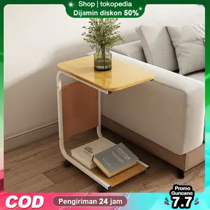Santai  Sudut Sofa  Laptop Portable Kerja Belajar  Serbaguna  Kopi Ruang Tamu Side - Ukuran 40*68*62 meja konsul Furniture