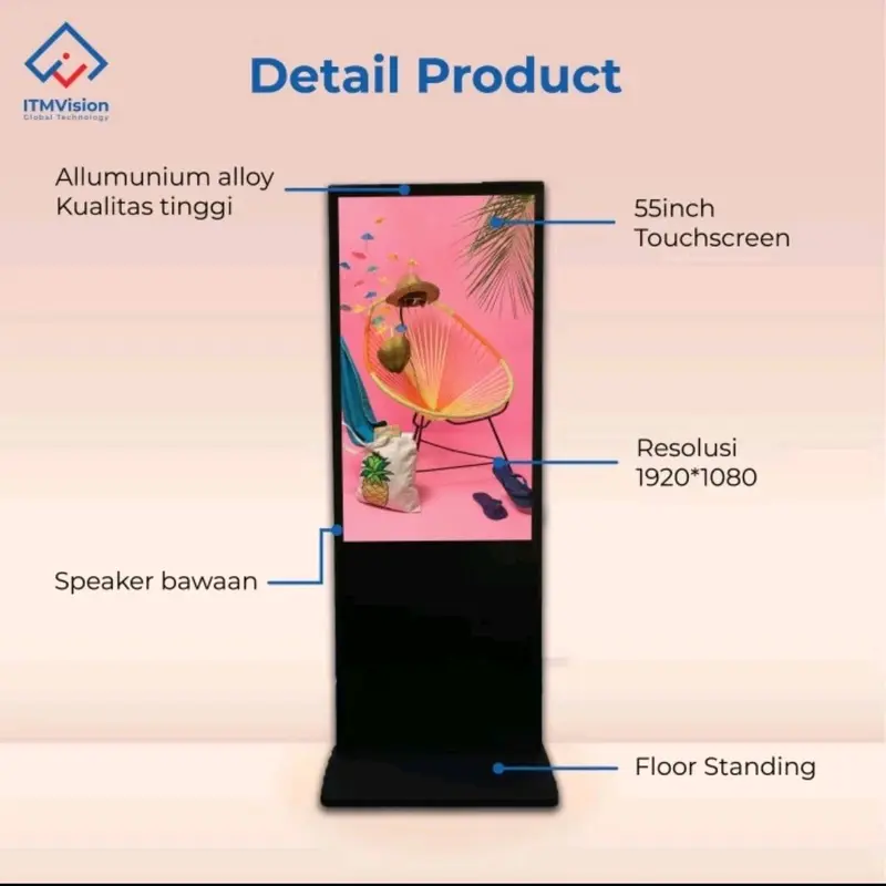 Digital Signage Touchscreen 55 Inch (Windows 10 OS) 0