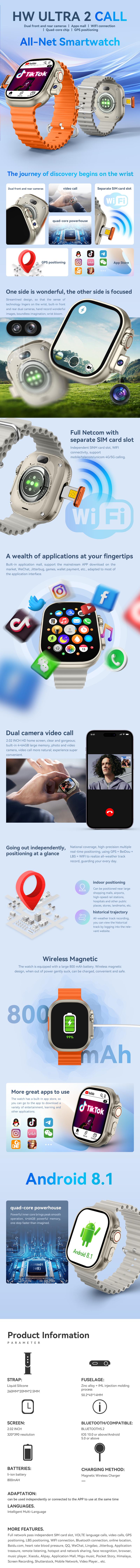EVERCOIN S8 MAX ULTRA 2 – Layar AMOLED 1,43 Inci! Bisa Buat Main TikTok & Call Video! 5G, GPS, Cek Oksigen Darah, Baterai 735mAh Tahan Lama