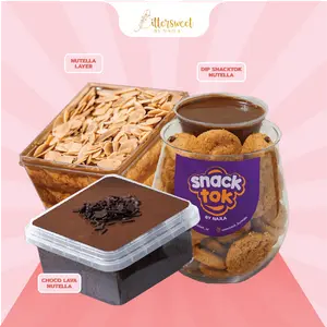 [ Exclusive ] ALL NUTELLA ( DIP Snacktok + Choco Lava + Pastry Layer )