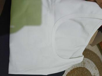 Product Review of Kaos Ramping Leher Persegi Lengan Panjang Putih/Kaos pendek slim fit from R**a 0