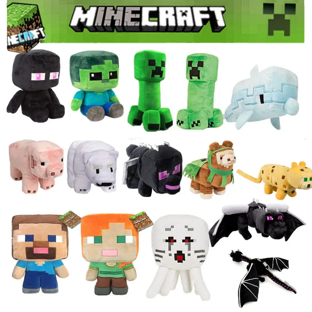 Đồ Chơi Nhồi Bông Hình Ảnh Cừu Yêu Tinh, Mềm Mại Và Nhồi Bông, Chủ Đề Minecraft, Đồ Trang Trí Nhà Cửa, Quà Tặng Trẻ Em, Búp Bê Trò Chơi