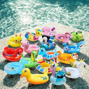 Playphoria Pelampung Duduk Anak Ban Renang Safety Baby Boat Motif Hewan berbagai Karakter Kartun animal Lucu Swimming Ring Float Kids Bayi Swim Trainer
