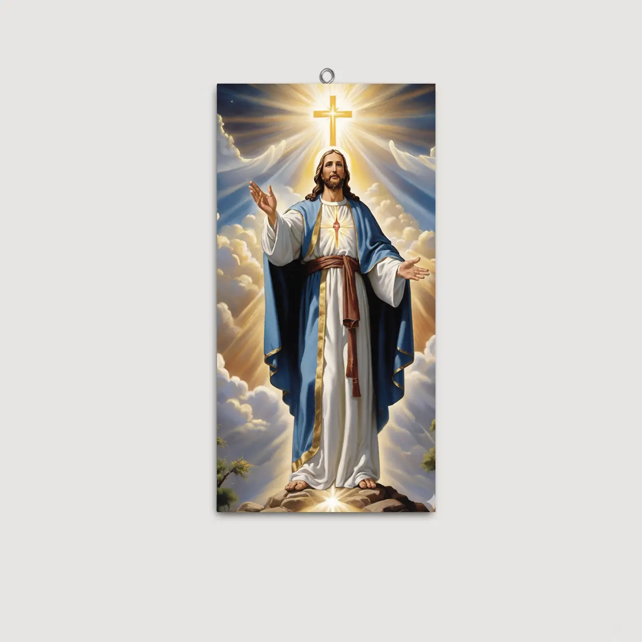 Hiasan Dinding agama kristen Estetika Ruangan  Bunda Maria YESUS Dekorasi Rumah Walldecor