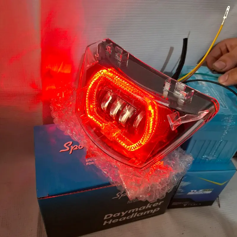 Headlamp Lampu Depan Day Fizr, Force 1 Assy + RGB LANGSUNG PASANG SPORTS DAY 7