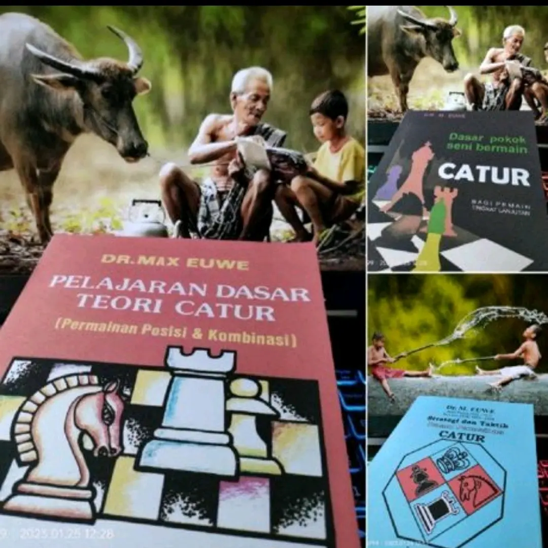 Dasar pokok seni bermain catur buku catur anak bahasa Indonesia