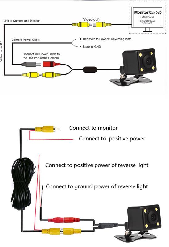 Product Introduction of Wide Angle HD Car Rearview Camera Rear View Video Vehicle Camera Backup Reverse Camera 12 LED Night Vision Parking Camera 12