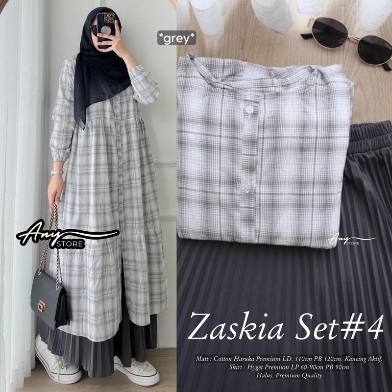 Product Introduction of SETELAN WANITA ONE SET FASHION LD 110 BAHAN COTTON HARUKA PREMIUM ZASKIA SET4 11