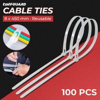Gambar TaffGUARD Kabel Ties Zip Cable Organizer Reusable 8x450mm 100 PCS - NL816 - Hitam dari Taffware Official Store Kota Administrasi Jakarta Barat 2 Tokopedia
