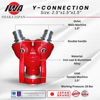 Gambar IWA - Y-Connection / Double Handle Fire Hose Divider | Pembagi Aliran Air Pemadam Kebakaran - IWA-Y-40-40-40 dari gudangsafetycom Kota Administrasi Jakarta Barat 5 Tokopedia